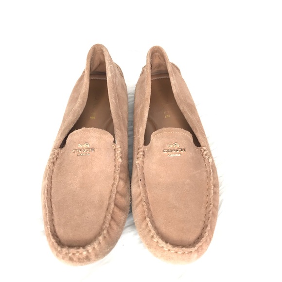 Coach Amber Suede Moccasin Driving 
